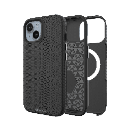 iPhone 16 Plus Compatible Case Cover With Shockproof Rugged And Compatible With Magsafe Technology - Black