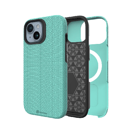 iPhone 16 Plus Compatible Case Cover With Shockproof Rugged And Compatible With Magsafe Technology - Mint