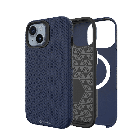 iPhone 16 Plus Compatible Case Cover With Shockproof Rugged And Compatible With Magsafe Technology - Navy