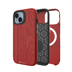 iPhone 16 Plus Compatible Case Cover With Shockproof Rugged And Compatible With Magsafe Technology - Red