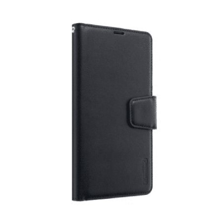 iPhone 16 Compatible Case Cover With PU Flip Leather Wallet - Black