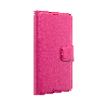 iPhone 16 Compatible Case Cover With PU Flip Leather Wallet - HotPink