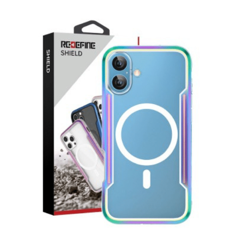 iPhone 16 Compatible Case Cover With Shockproof Heavy Duty Armor And Compatible With Magsafe Technology - Aurora