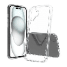 iPhone 16 Plus Compatible High Quality Acrylic and TPU Hybrid Transparent Case