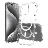 iPhone 16 Pro Max Compatible Case Cover With High Quality Acrylic + TPU Hybrid Transparent And Compatible With MagSafe Technolog
