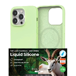 iPhone 16 Soft Liquid Silicone Case Cover Non-Toxic, Anti-Stains, Drop-Proof With MagSafe Compatibility - Mint