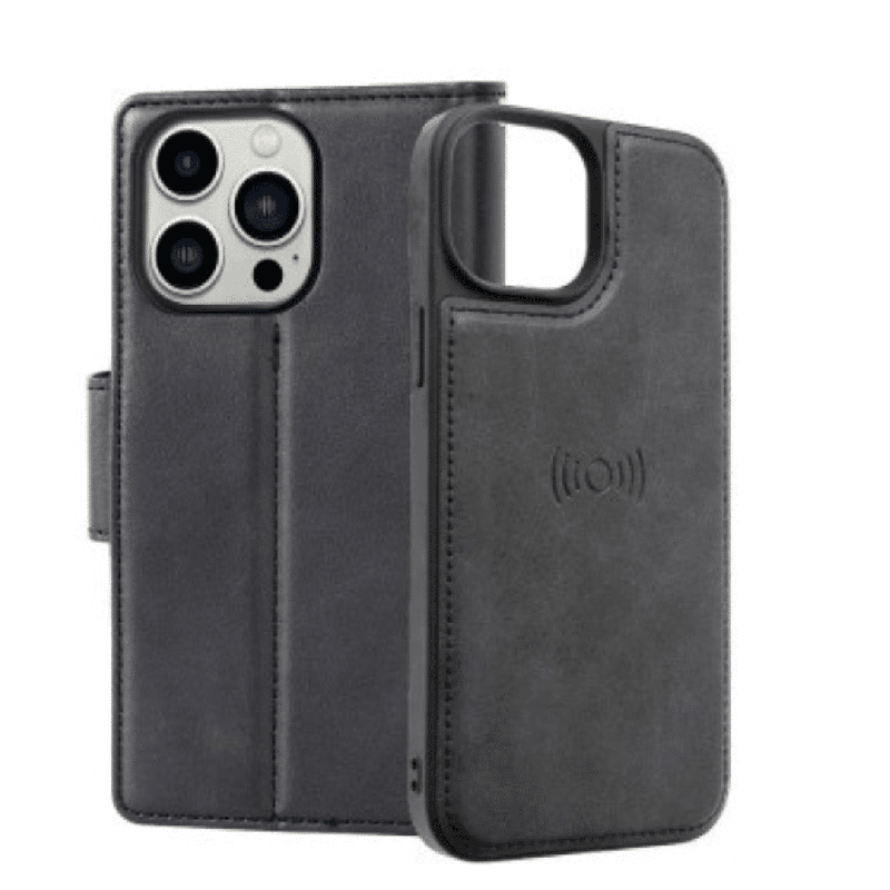 iPhone 16 Plus PU Leather Wallet Case Cover with Magnetic Flip Front Screen Cover, Multiple Card Holder & Strong Shockproof Prot