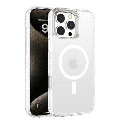 iPhone 16 Pro Compatible Frosted Matte Shockproof Case Cover with MagSafe Technology
