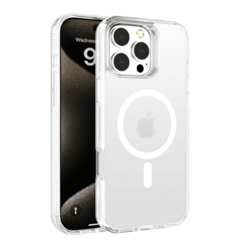 iPhone 16 Pro Compatible Frosted Matte Shockproof Case Cover with MagSafe Technology