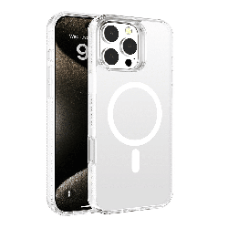 iPhone 16 Plus Compatible Frosted Matte Shockproof Case Cover with MagSafe Technology