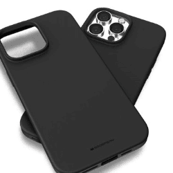iPhone 16 Pro Max Compatible Case Cover With Soft Feeling Jelly And Stylish Design - Black