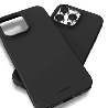iPhone 16 Pro Max Compatible Case Cover With Soft Feeling Jelly And Stylish Design - Black