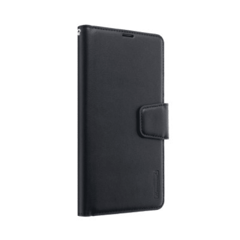 iPhone 16 Pro Max Compatible Case Cover With PU Flip Leather Wallet - Black