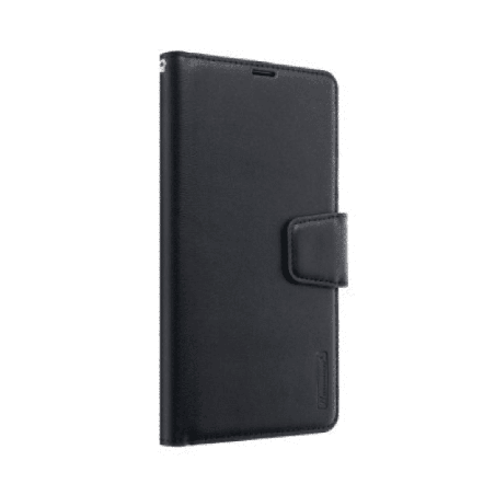 iPhone 16 Pro Max Compatible Case Cover With PU Flip Leather Wallet - Black