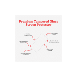 iPhone 16 Pro Compatible Tempered Glass Screen Protector