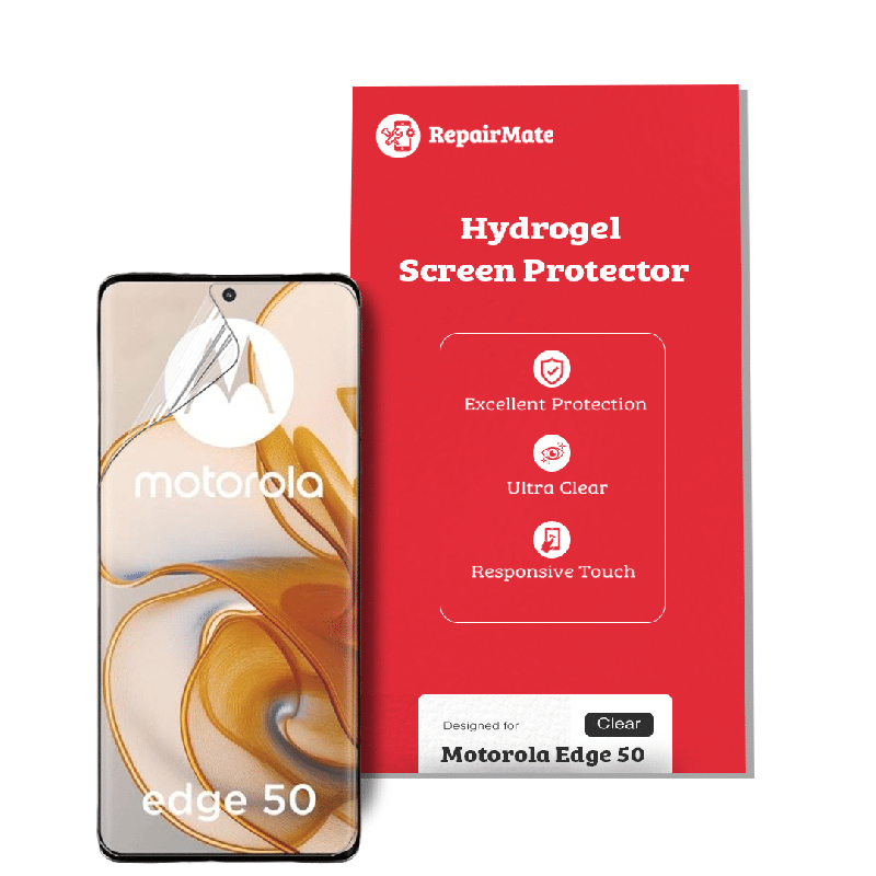 Motorola Edge 50 Compatible Premium Hydrogel Screen Protector With Full Coverage Ultra HD