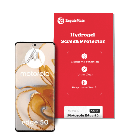 Motorola Edge 50 Compatible Premium Hydrogel Screen Protector With Full Coverage Ultra HD