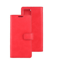 iPhone 16 Pro Max Compatible Case Cover With Premium Bluemoon Diary Case With Magsafe Technology - Red