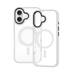 iPhone 16 Plus Compatible Case Cover With Shockproof Metal Camera Lens Transparent Protection And Compatible With Magsafe Techno