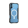 iPhone 16 Plus Compatible Case Cover With Shockproof Heavy Duty Armor And Compatible With Magsafe Technology - Black