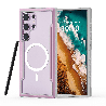 Samsung Galaxy S24 Ultra Compatible Case Cover With Shockproof Heavy Duty Armor And Compatible With MagSafe Technology - Rose Go