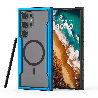 Samsung Galaxy S24 Ultra Compatible Case Cover With Shockproof Heavy Duty Armor And Compatible With MagSafe Technology - Blue
