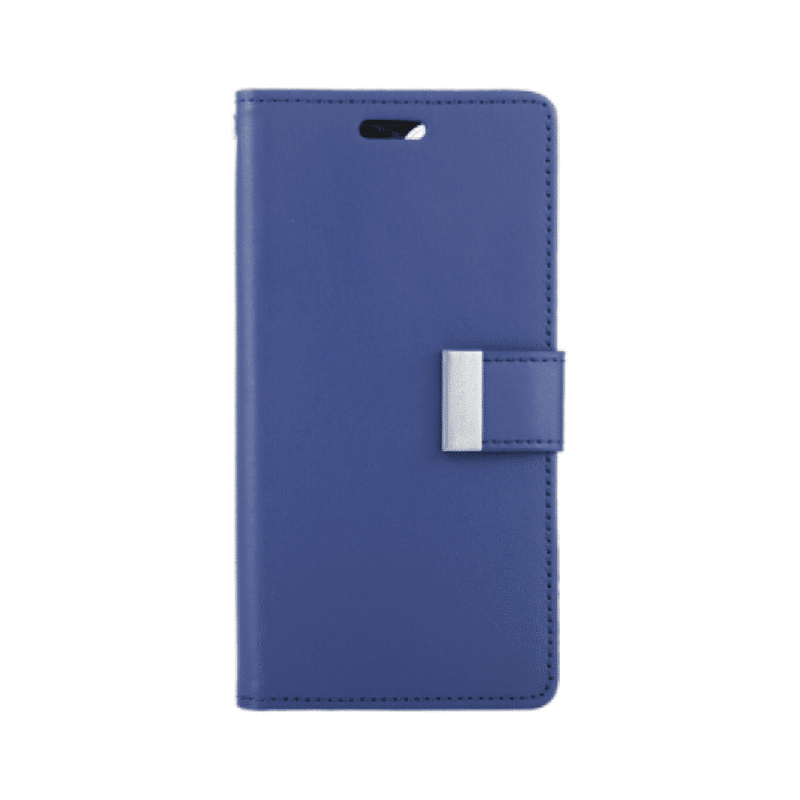 iPhone 16 Plus Compatible Case Cover With Premium Rich Diary - Navy