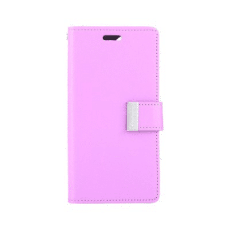 iPhone 16 Plus Compatible Case Cover With Premium Rich Diary - Purple