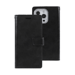 iPhone 16 Plus Compatible Case Cover With Premium Mansoor Diary - Black