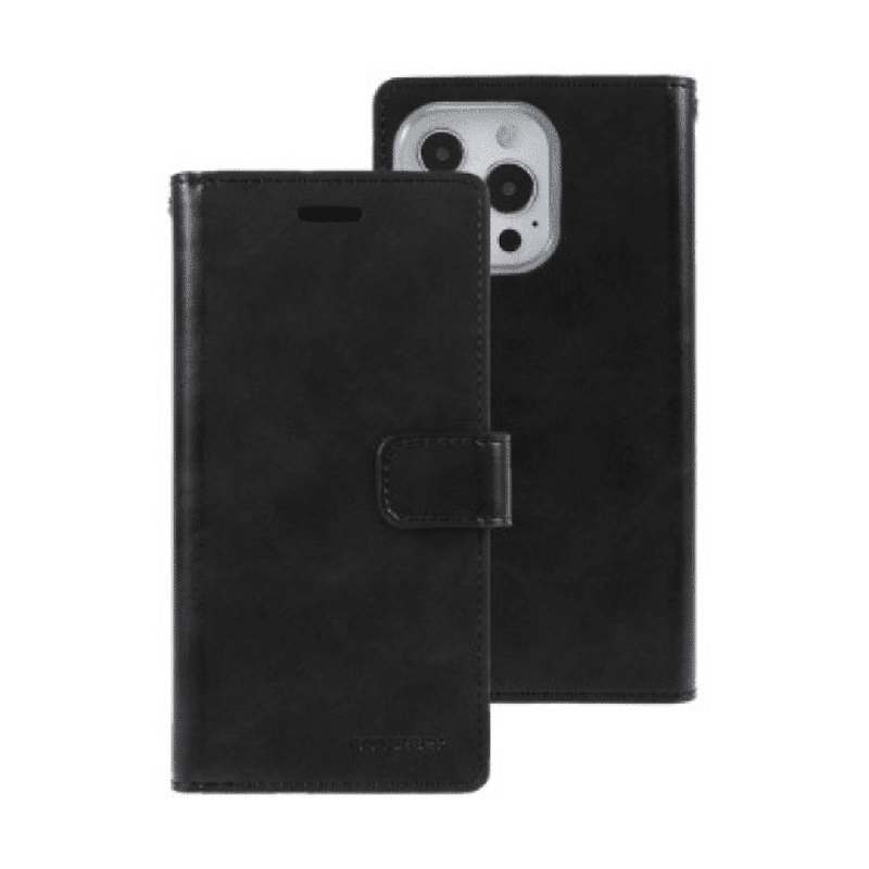 iPhone 16 Plus Compatible Case Cover With Premium Mansoor Diary - Black