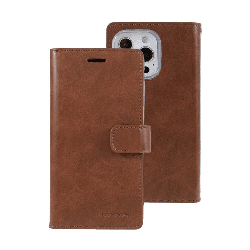 iPhone 16 Plus Compatible Case Cover With Premium Mansoor Diary - Brown
