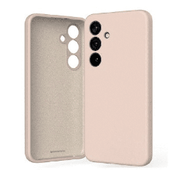Samsung Galaxy S24 Plus Compatible Case Cover With Premium Silicon - Pink Sand