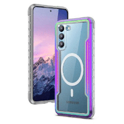 Samsung Galaxy S24 Plus Compatible Case Cover With Shockproof Heavy Duty Armor And Compatible With MagSafe Technology - Iridesce