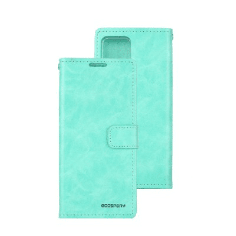 iPhone 16 Pro Compatible Case Cover With Blue Moon Diary And Compatible With Magsafe Technology - Mint
