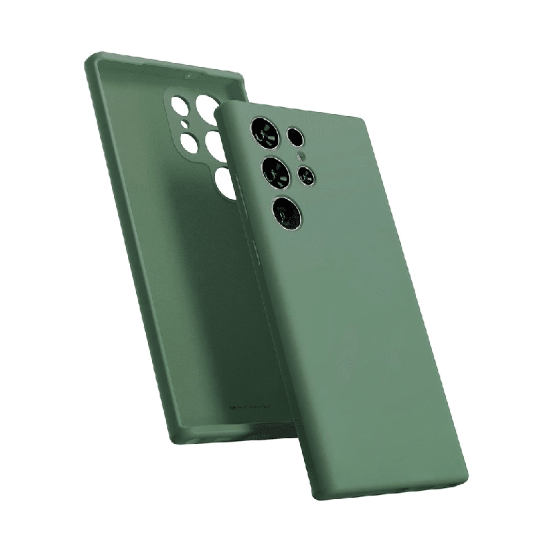 Samsung Galaxy S23 Ultra Compatible Case Cover With Premium Silicone - Green