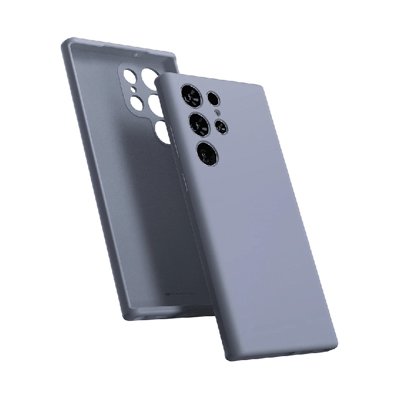 Samsung Galaxy S23 Ultra Compatible Case Cover With Premium Silicone - Lavender Grey
