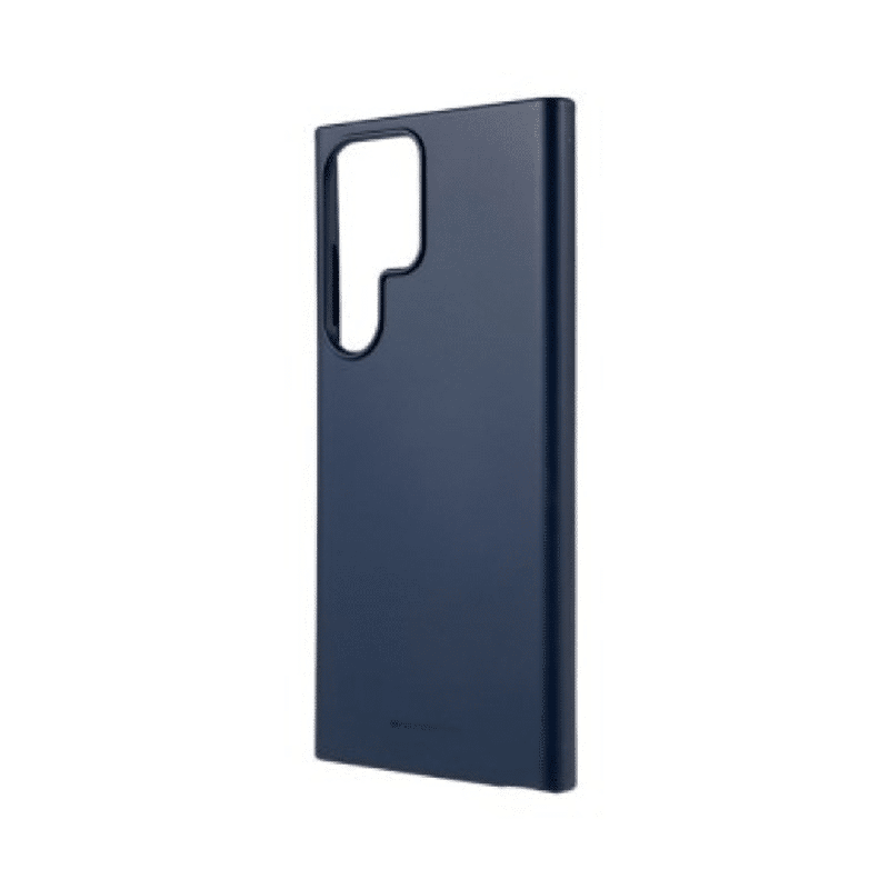 Samsung Galaxy S23 Ultra Compatibility Case Cover With Soft Feeling Jelly Cover - Navy