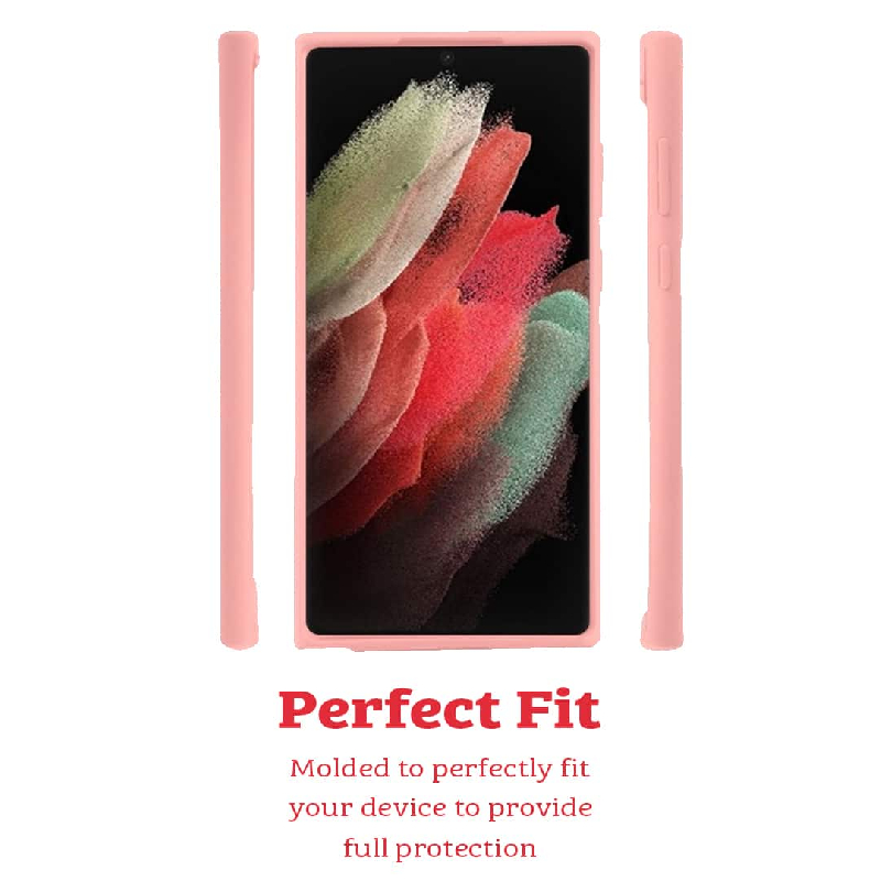 Samsung Galaxy S23 Ultra Compatibility Case Cover With Soft Feeling Jelly Cover - Red-2