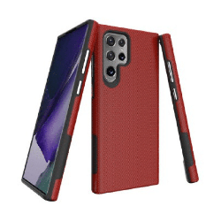 Samsung Galaxy S23 Ultra Compatible Case Cover With Shockproof Rugged - Red