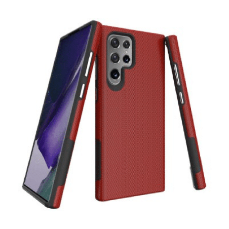 Samsung Galaxy S23 Ultra Compatible Case Cover With Shockproof Rugged - Red