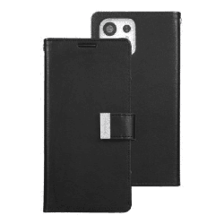 Samsung Galaxy S23 Ultra Compatible Case Cover With Premium Rich Diary - Black