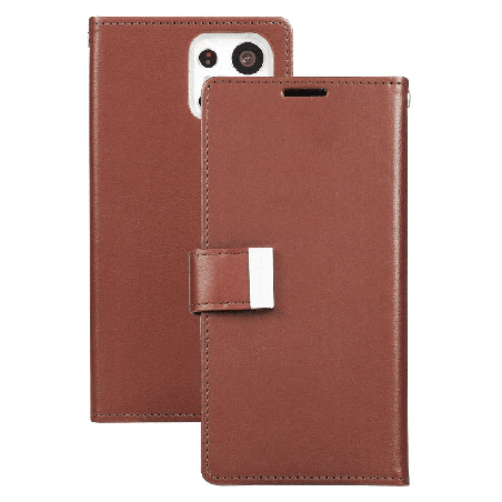 Samsung Galaxy S23 Ultra Compatible Case Cover With Premium Rich Diary - Brown