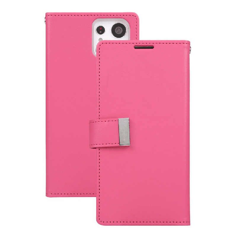 Samsung Galaxy S23 Ultra Compatible Case Cover With Premium Rich Diary - HotPink