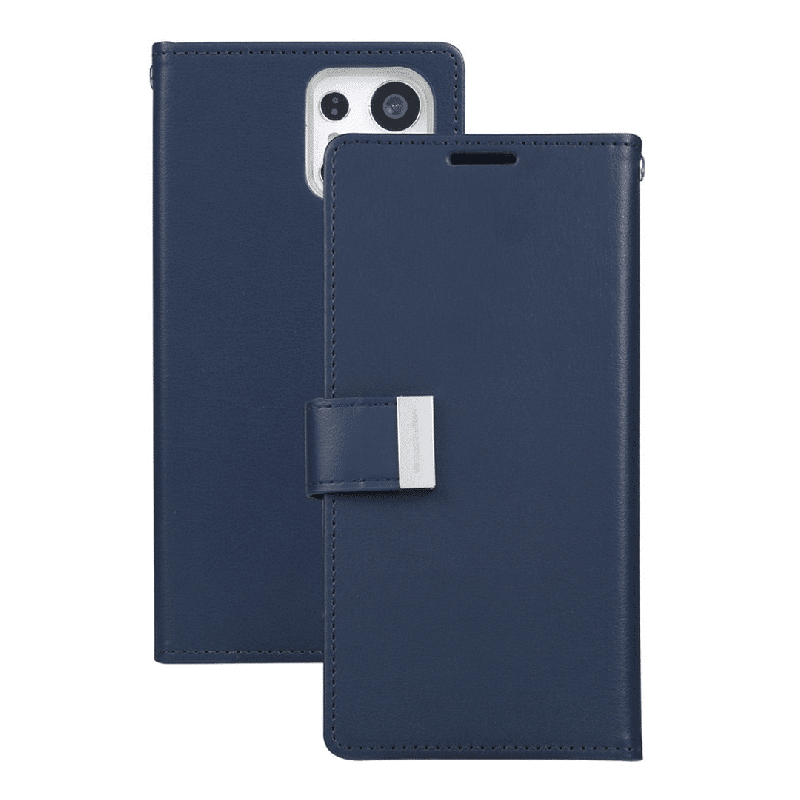 Samsung Galaxy S23 Ultra Compatible Case Cover With Premium Rich Diary - Navy