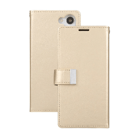 Samsung Galaxy S24 Plus Compatible Case Cover With Premium Rich Diary - Gold