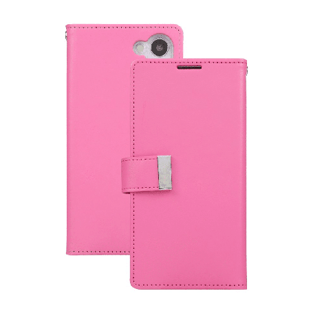 Samsung Galaxy S24 Plus Compatible Case Cover With Premium Rich Diary - HotPink