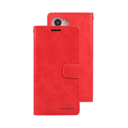 Samsung Galaxy S23 Plus Compatible Case Cover with Mercury Blue Moon Diary Wallet - Red