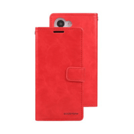 Samsung Galaxy S23 Plus Compatible Case Cover with Mercury Blue Moon Diary Wallet - Red