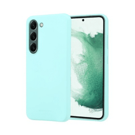 Samsung Galaxy S23 Compatibility Case Cover With Soft Feeling Jelly Cover - Mint