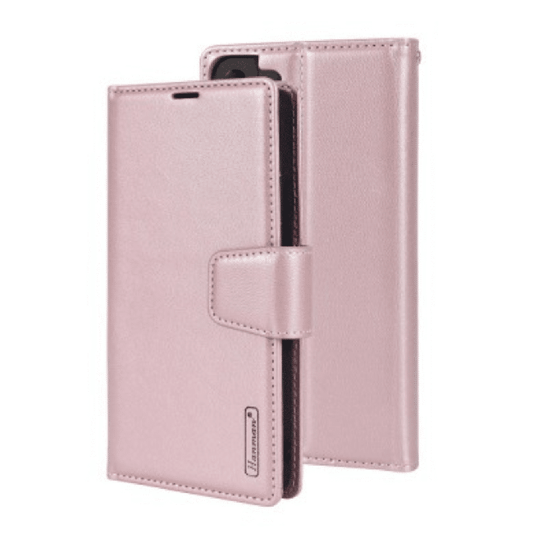 Samsung Galaxy S23 Plus Compatible Case Cover With 2 in 1 Detachable Magnetic Flip Leather Wallet - Rose Gold